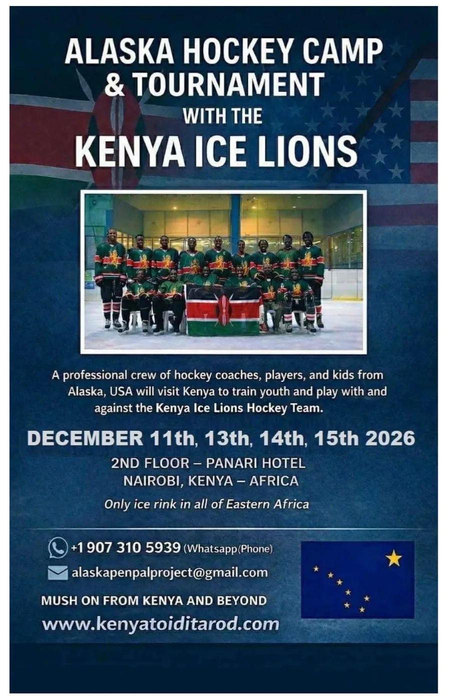 Alaska Hockey Camp & Tournament with the Kenya Ice Lions